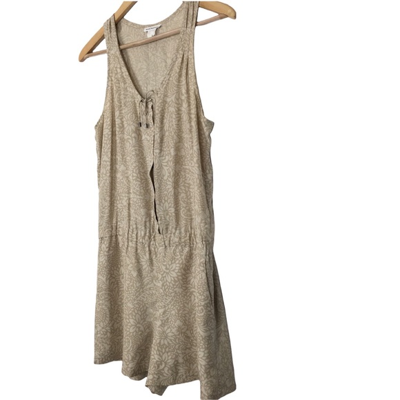 Club Monaco Silk Floral Scoop Neck Sleeveless Romper - Picture 4 of 11